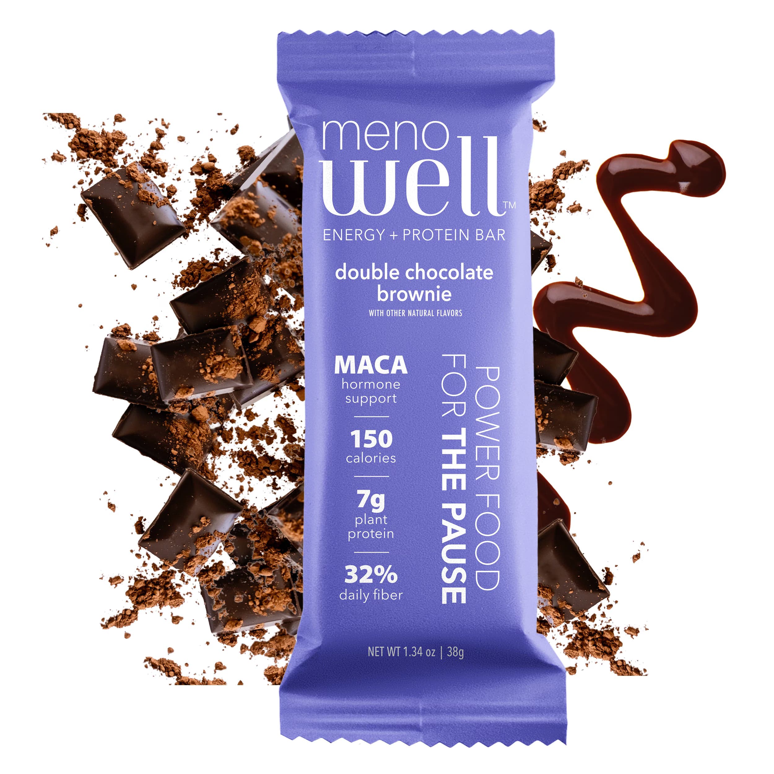 MenoWell double chocolate brownie bar