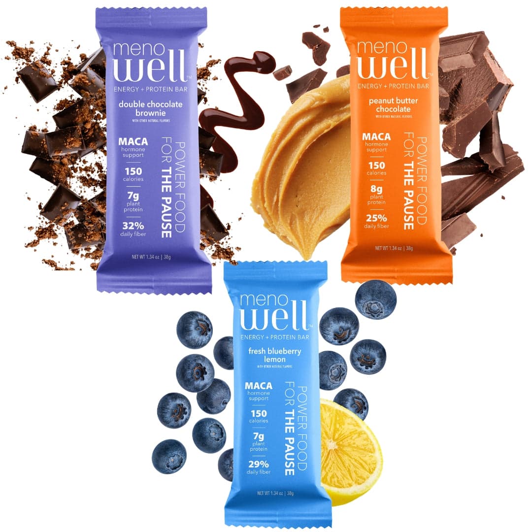 MenoWell variety pack — three flavors